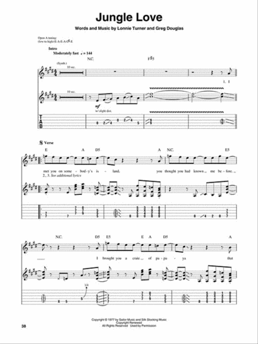 Steve Miller Steve Miller Guitar Tablature scores gallery preview page 6