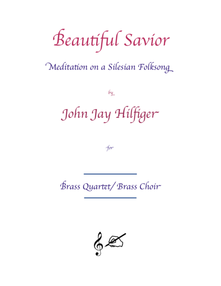 Beautiful Savior: Meditation on a Silesian Folksong for Brass Quartet image number null