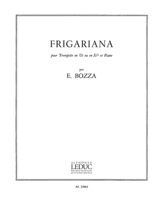 Book cover for Frigariana (trumpet & Piano)