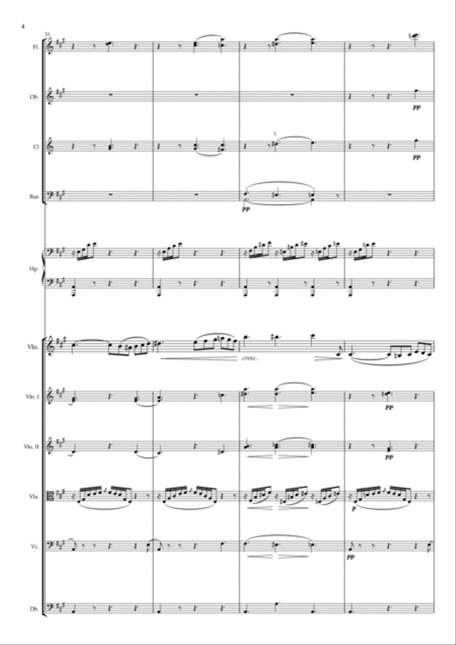 Carmen Fantasie Full Orchestra scores gallery preview page 4