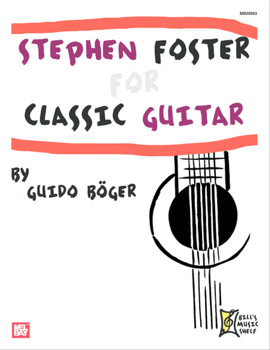 Stephen Foster For Classic Guitar Classical Guitar scores gallery preview page 1