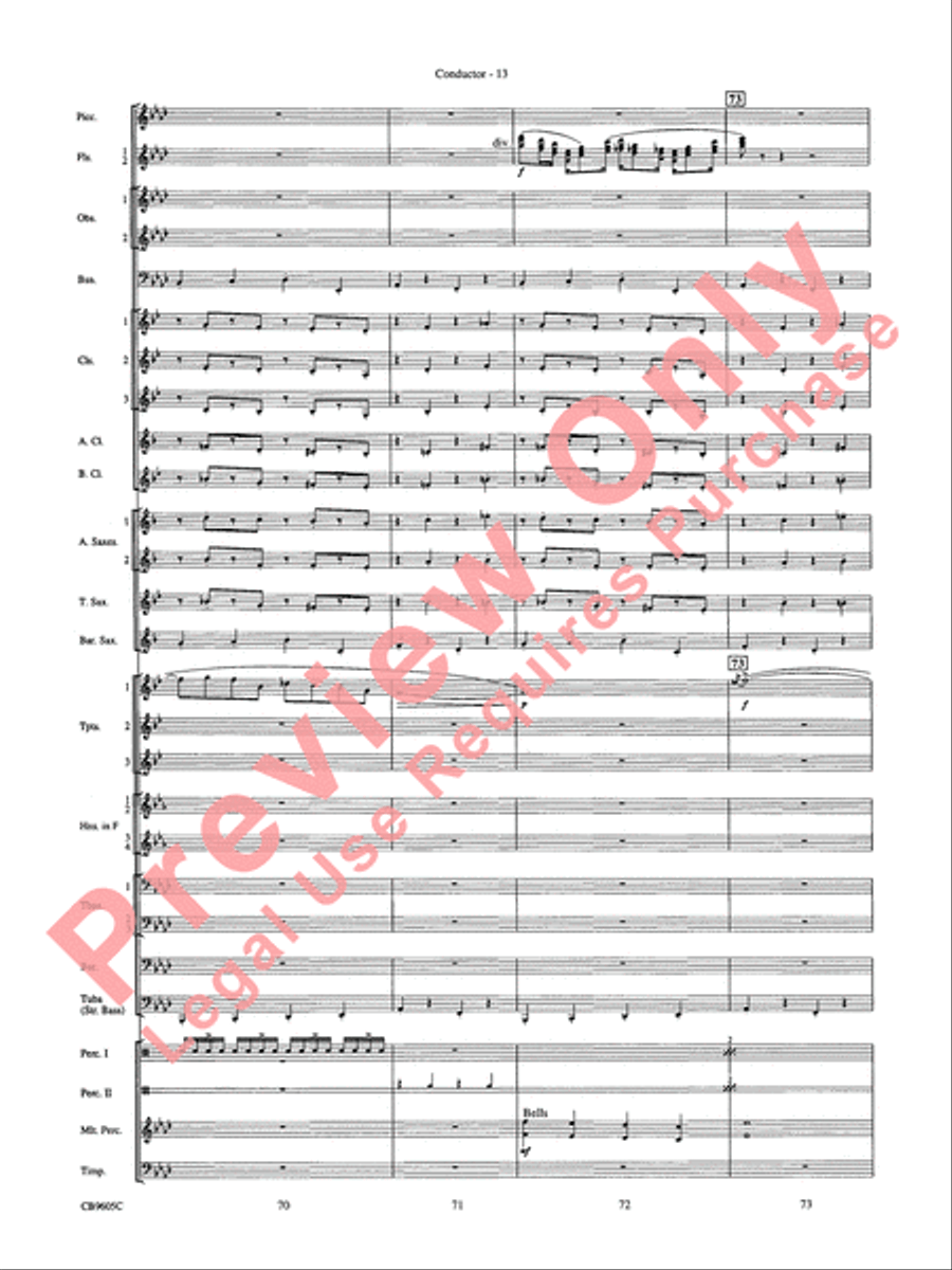 The Symphonic Gershwin The Symphonic Gershwin Concert Band scores gallery preview page 17