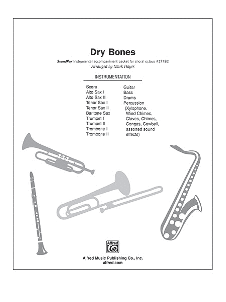 Dry Bones Choir scores gallery preview page 1