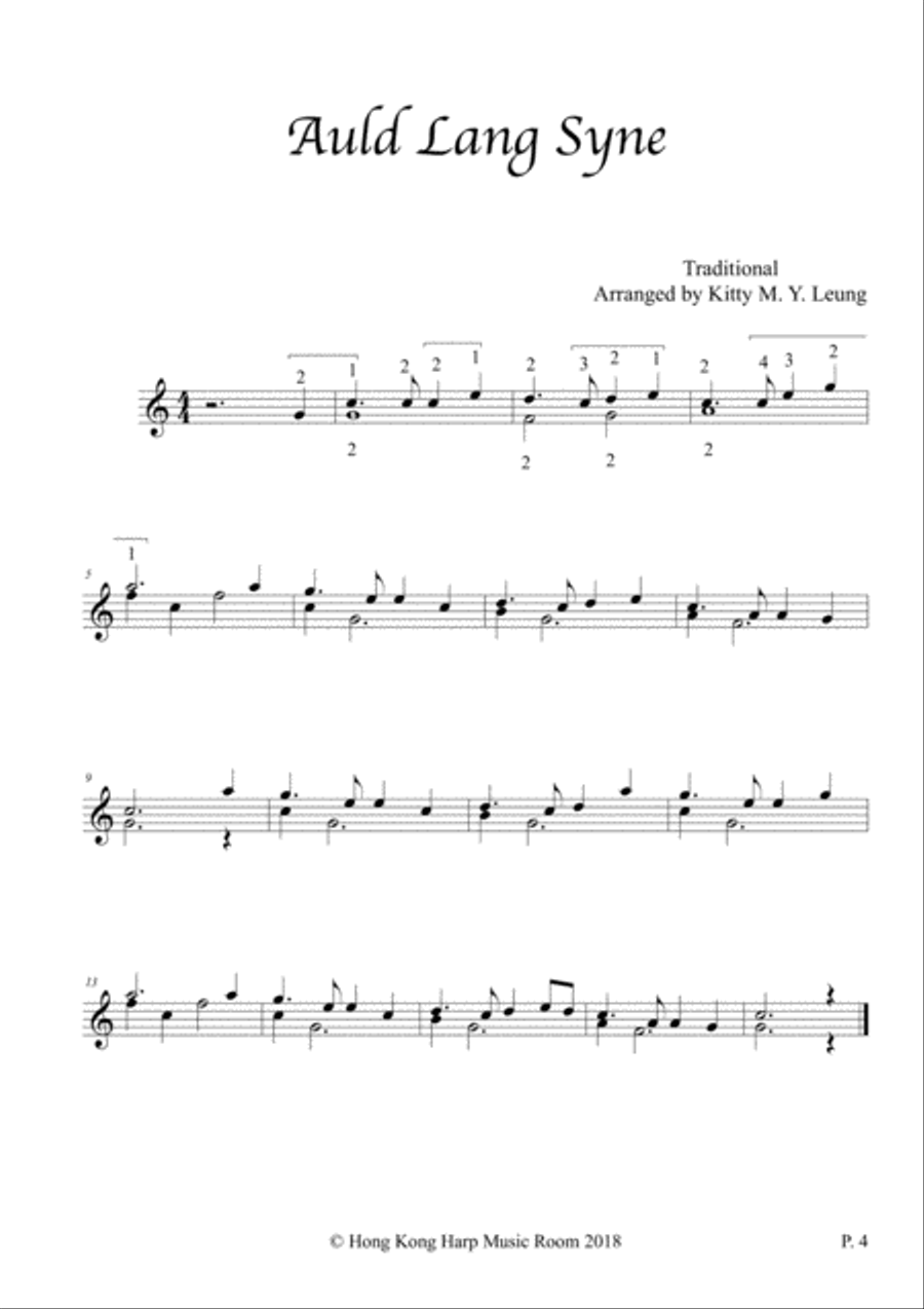 Christmas Songs (Volume 4) - 12 String Harp Harp scores gallery preview page 4