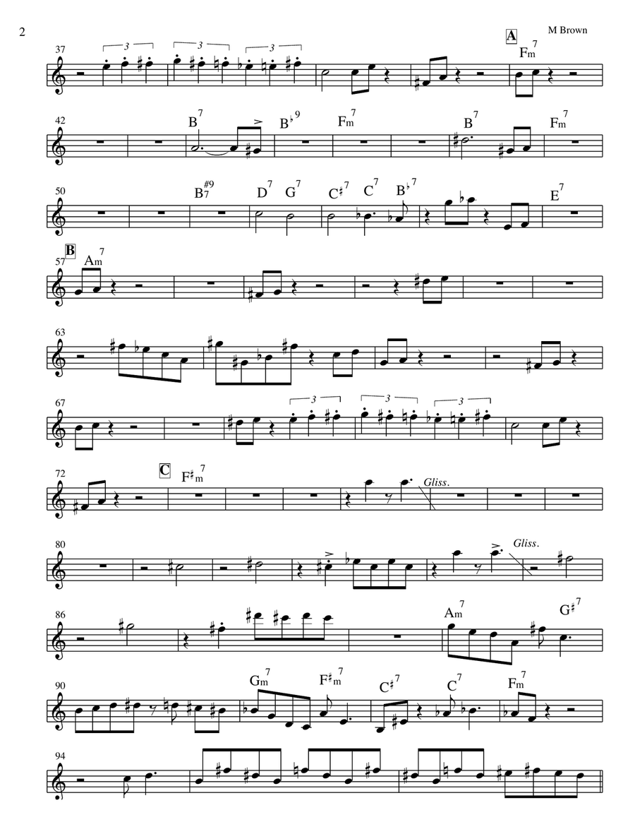 Elevator Music Alto sax Elevator Music Alto sax Small Ensemble scores gallery preview page 2