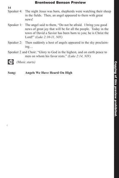 Glory To God In The Highest (Choral Book) image number null