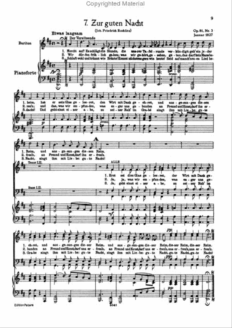 25 Selected Male Choruses TTBB scores gallery preview page 3