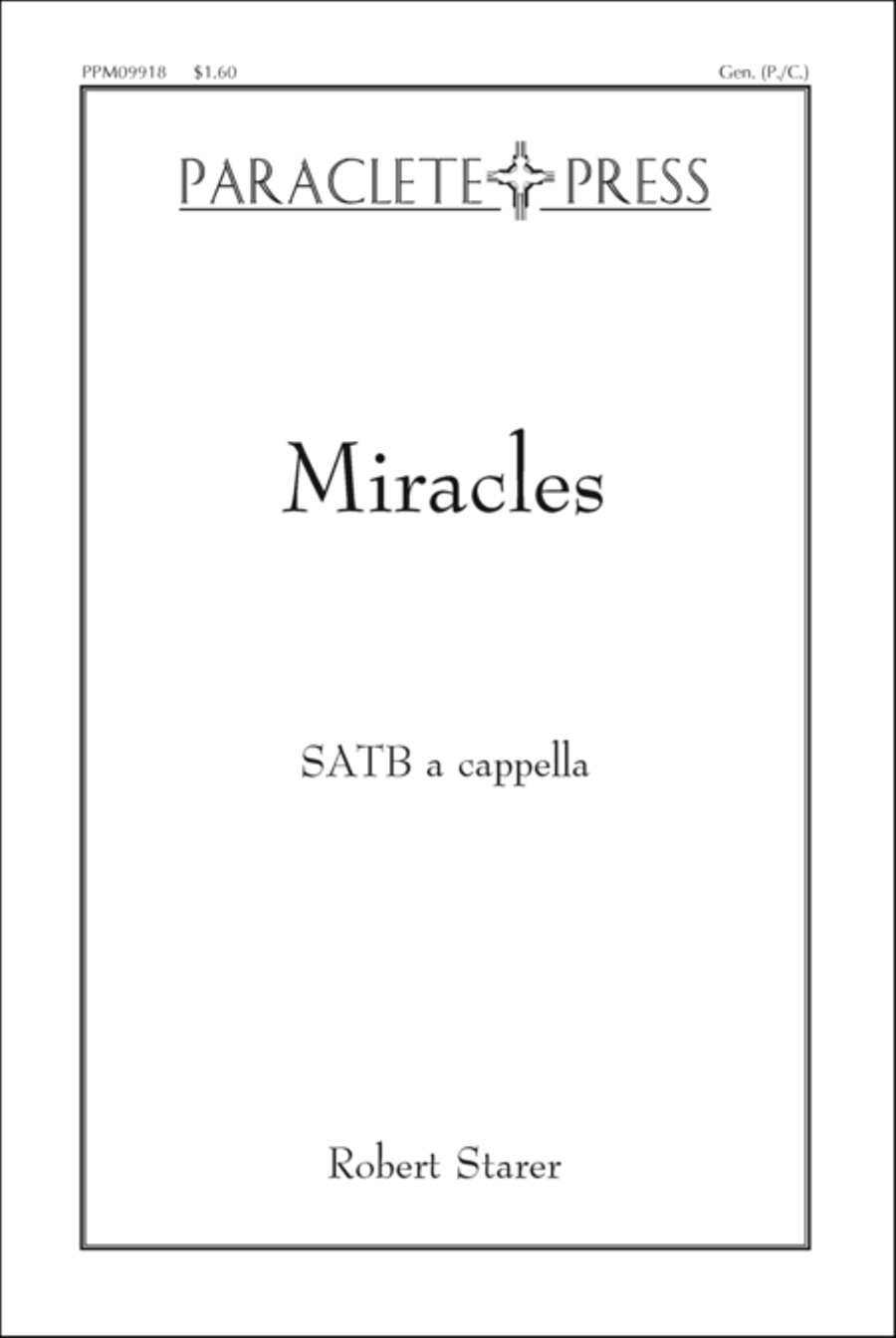 Miracles Miracles 4-Part scores gallery preview page 1