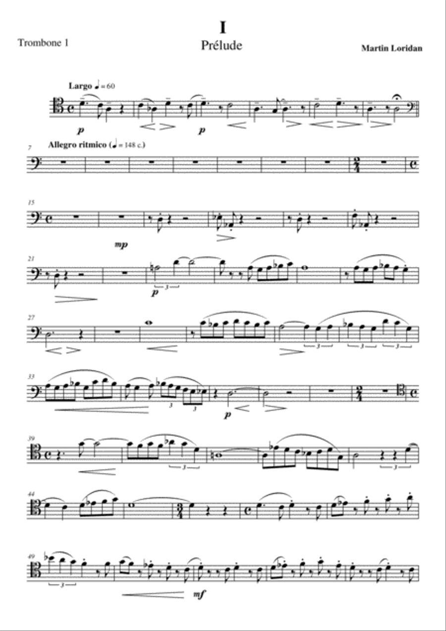 Trombone quartet n°1 