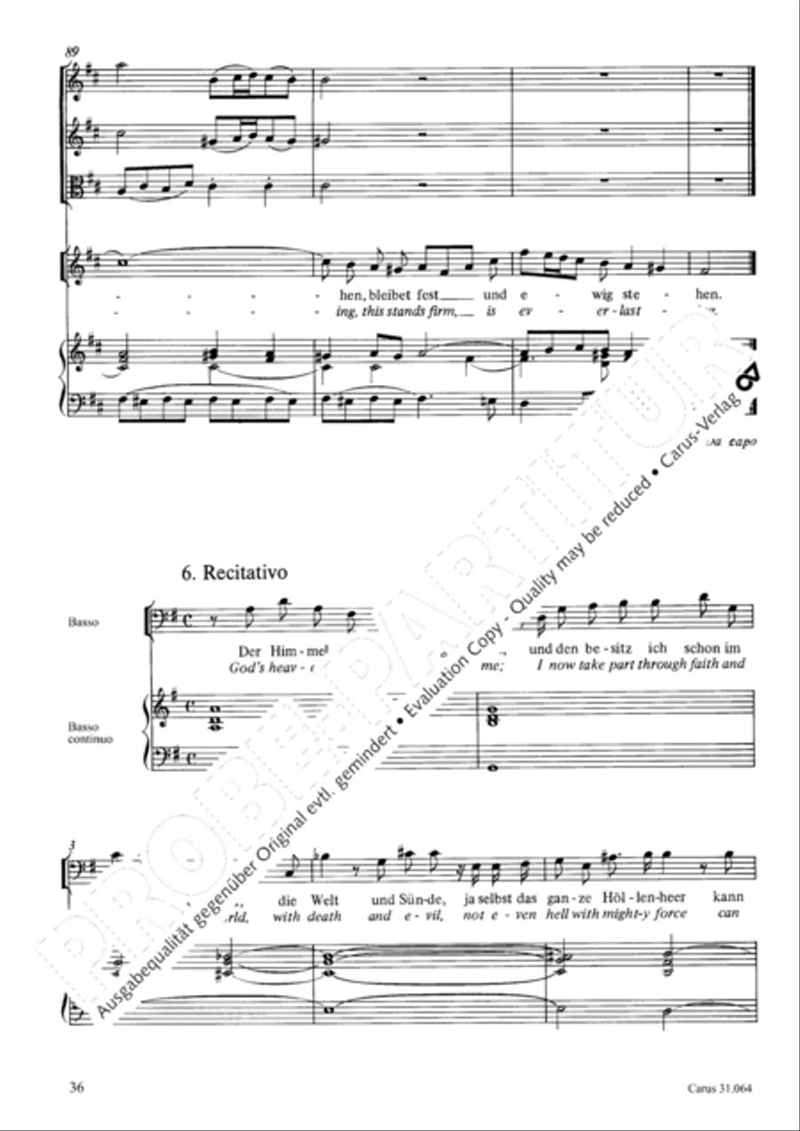 See now, what kind of love (Sehet, welch eine Liebe hat uns der Vater erzeiget) 4-Part scores gallery preview page 37