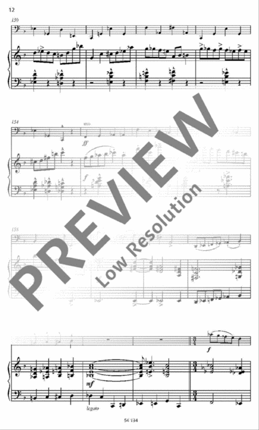 Jazz Sonata Piano Accompaniment scores gallery preview page 11