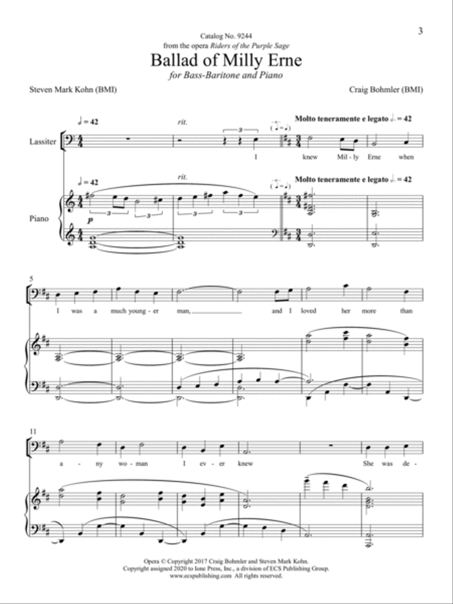 Bass-Baritone Arias Baritone Voice scores gallery preview page 3