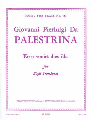 Book cover for Ecce Veniet Dies Illa (trombone Ensemble (5 Plus))