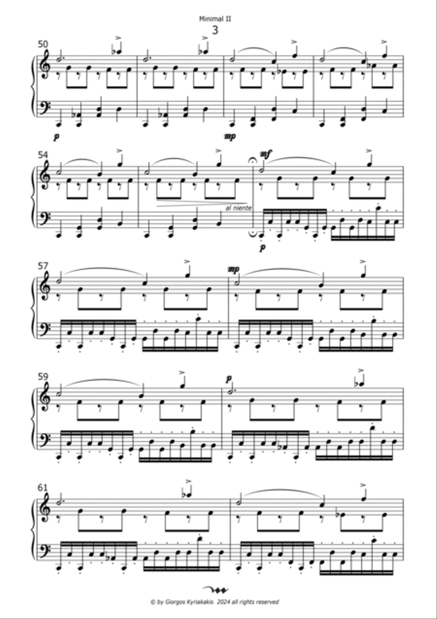 Minimal II Minimal II Piano Solo scores gallery preview page 5