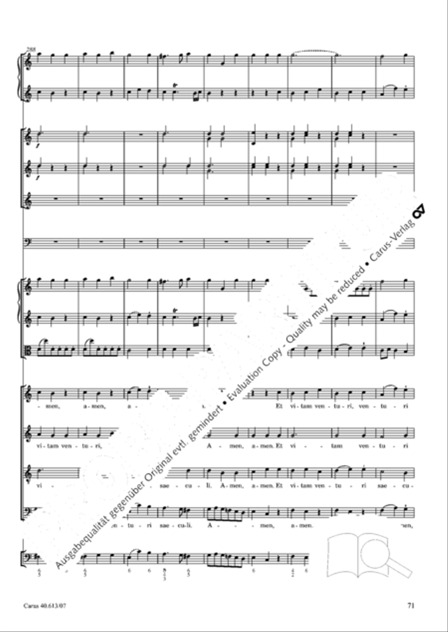 Mass in C (Missa in C) Mass in C (Missa in C) 4-Part scores gallery preview page 78