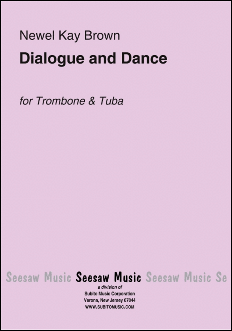 Dialogue and Dance Trombone scores gallery preview page 1