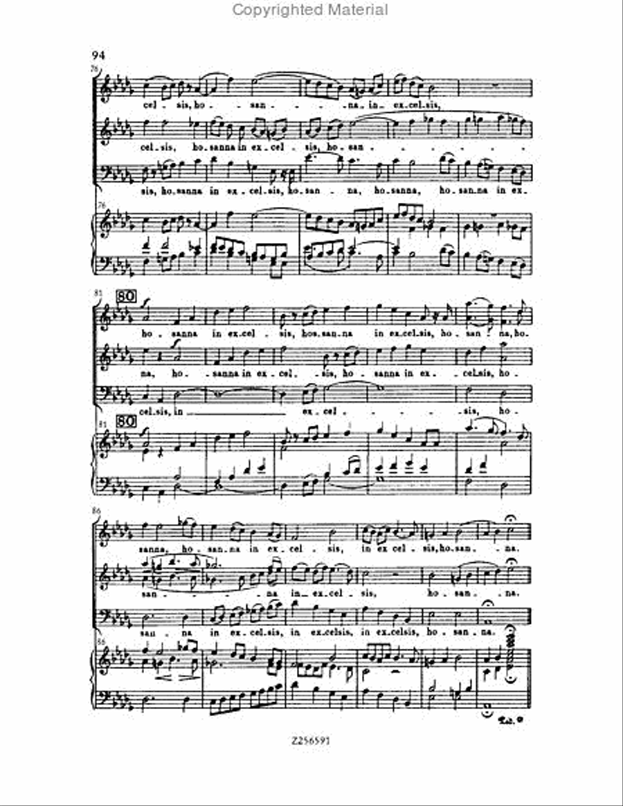 Grande Messe du Morts, H 75 Choir scores gallery preview page 94