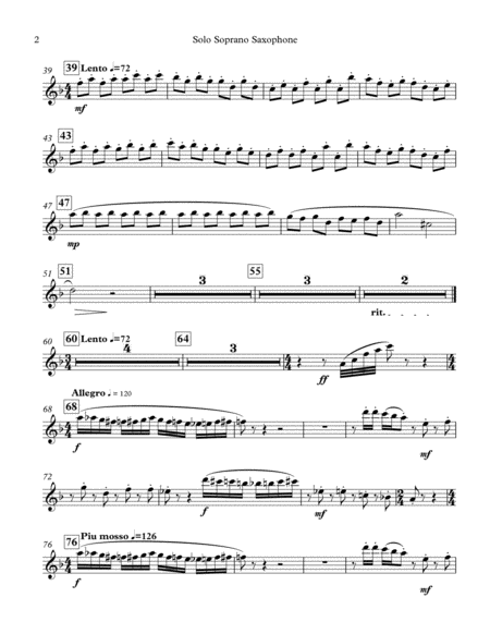 The Tortoise and the Hare for Advanced SATB Saxophone Quartet Soloists and Middle School Band - Part image number null