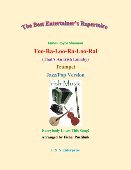 "Too-Ra-Loo-Ra-Loo-Ral" for Trumpet (with Background)-Jazz/Pop Version image number null