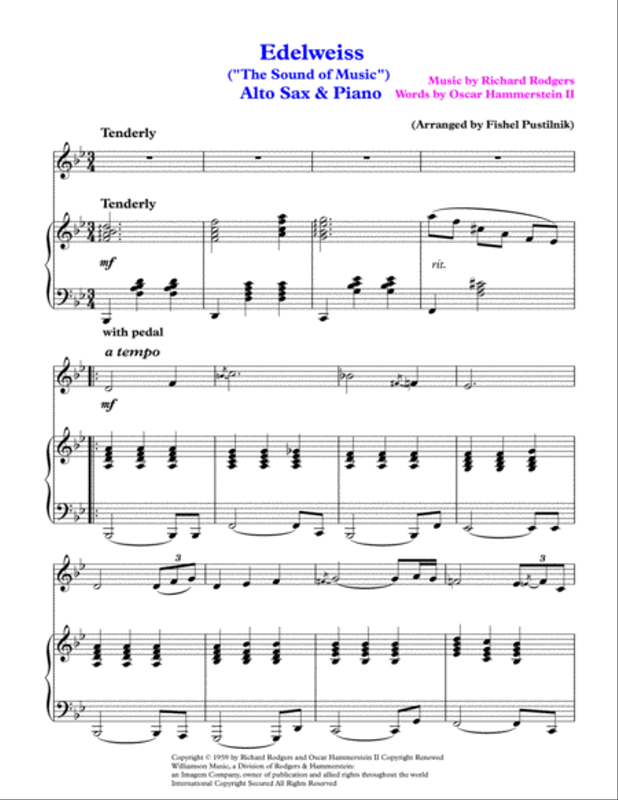 Edelweiss Woodwind Duet scores gallery preview page 2