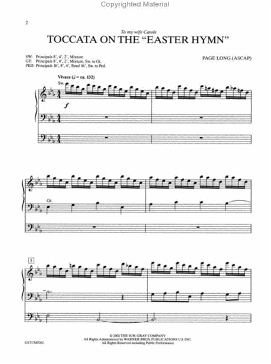 Toccata on the 