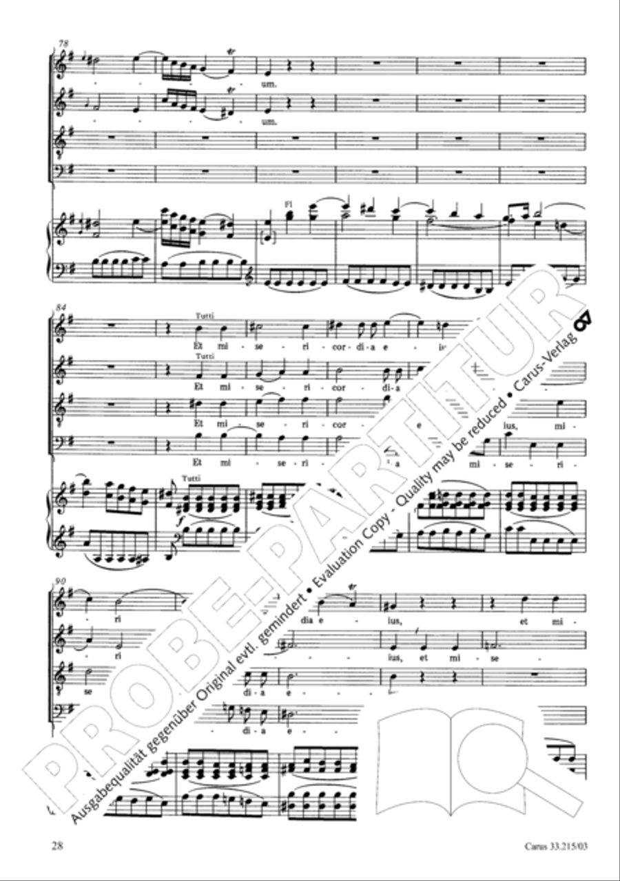Magnificat Magnificat 4-Part scores gallery preview page 29