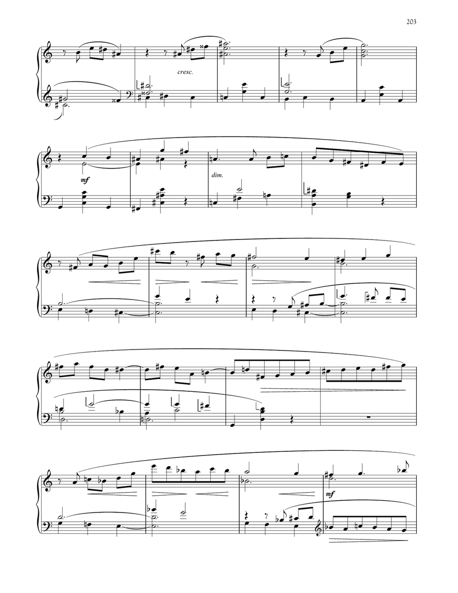 Prelude In A Minor, Op. 11, No. 2 Piano Solo scores gallery preview page 2