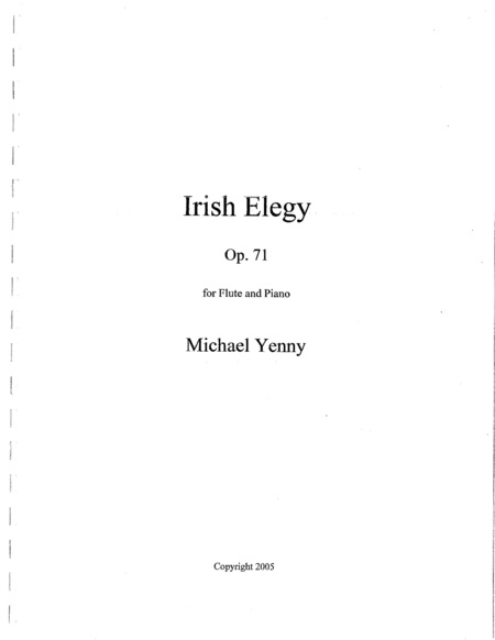 Irish Elegy, op. 71 image number null
