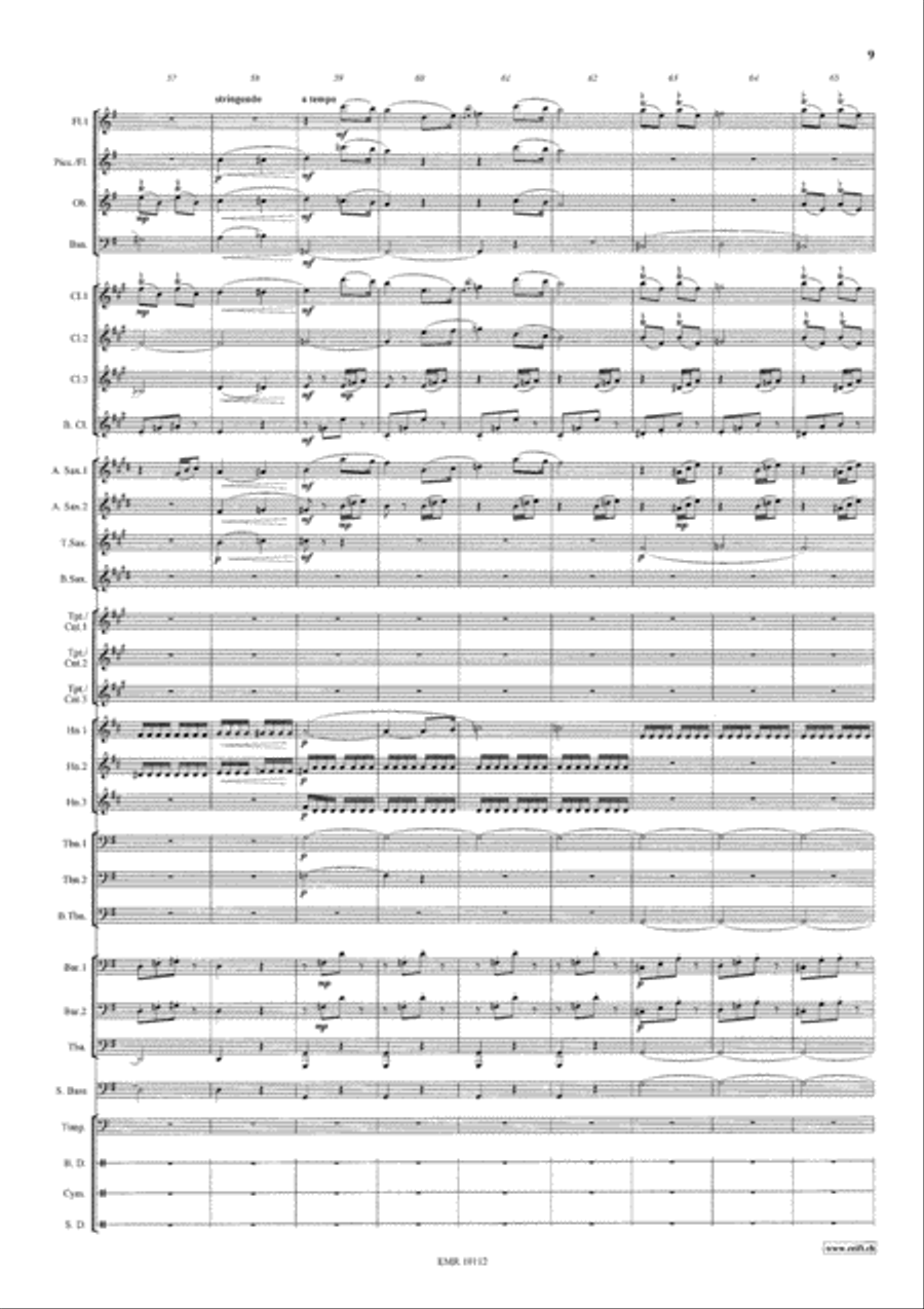 Die Fledermaus Overture Concert Band scores gallery preview page 10