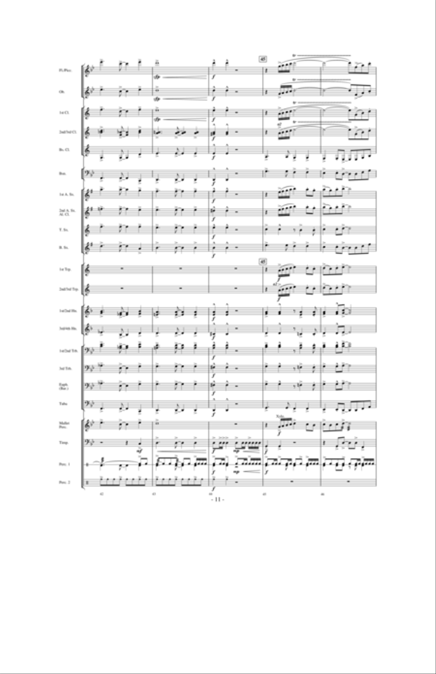 Ascentium Ascentium Concert Band scores gallery preview page 10