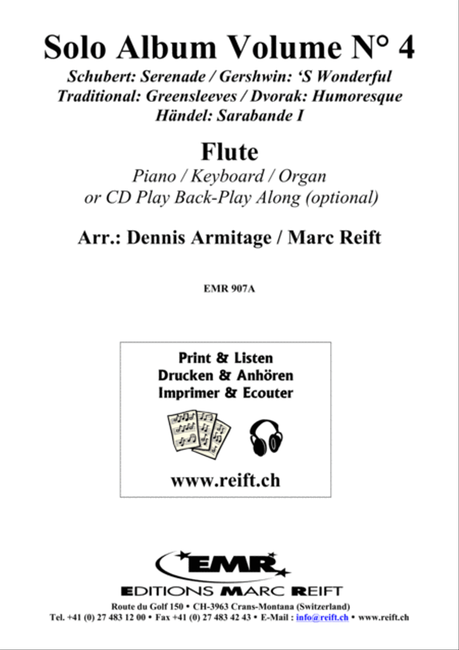 Solo Album Volume 04 Flute Solo scores gallery preview page 2