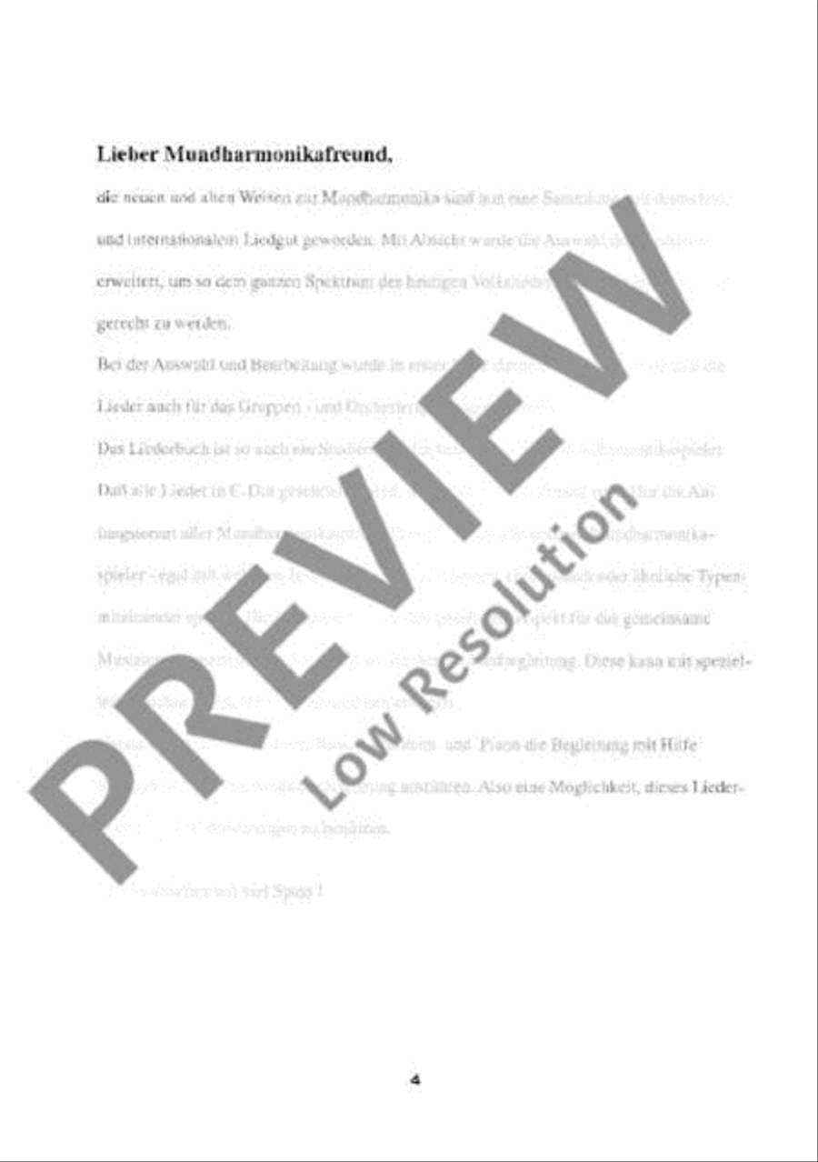 Das große Mundharmonika Volksliederbuch Harp scores gallery preview page 5
