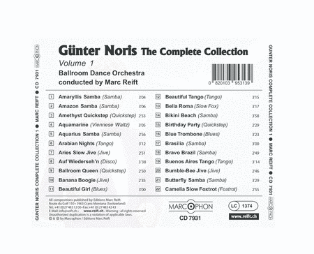 Gunter Noris King Of Dance Music Volume 1