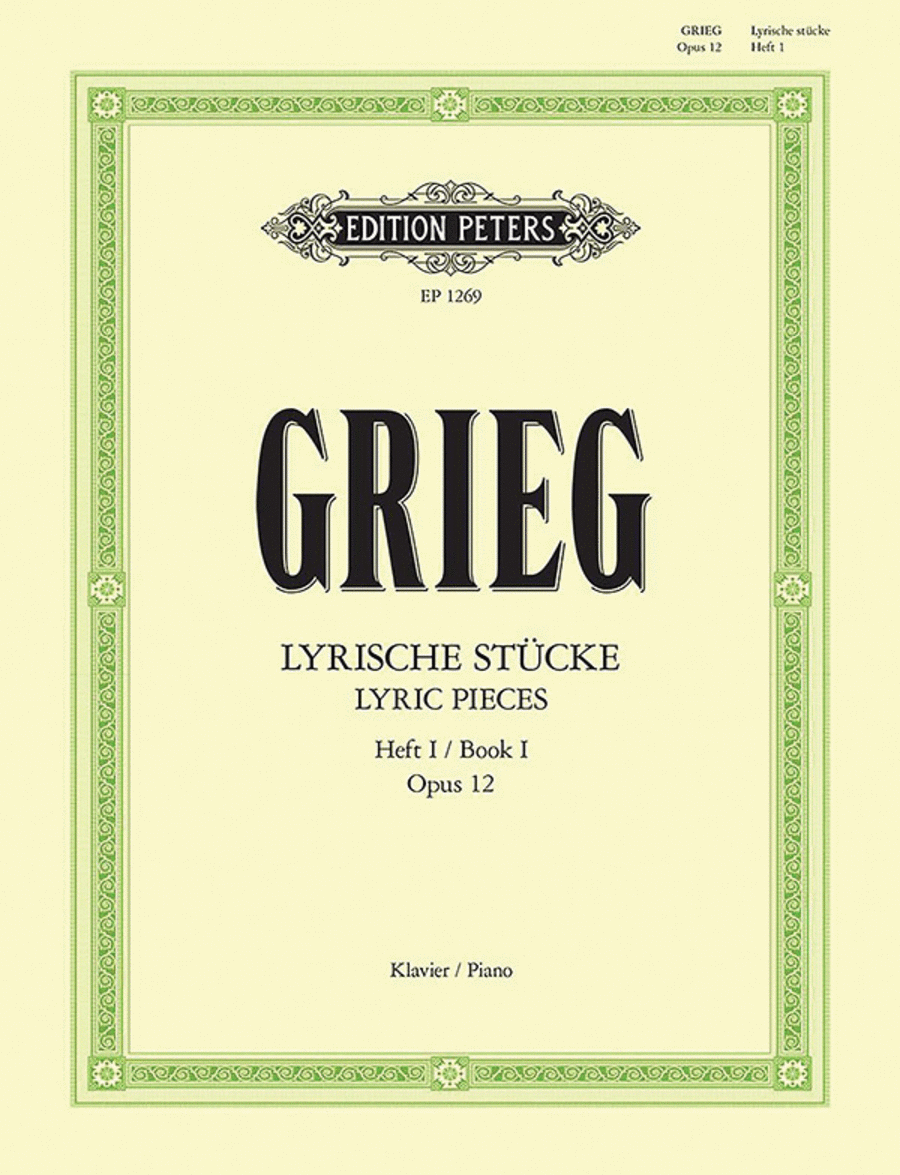 Lyric Pieces for Piano, Book 1 Op. 12 Piano scores gallery preview page 1