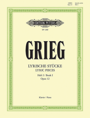 Book cover for Lyric Pieces for Piano, Book 1 Op. 12