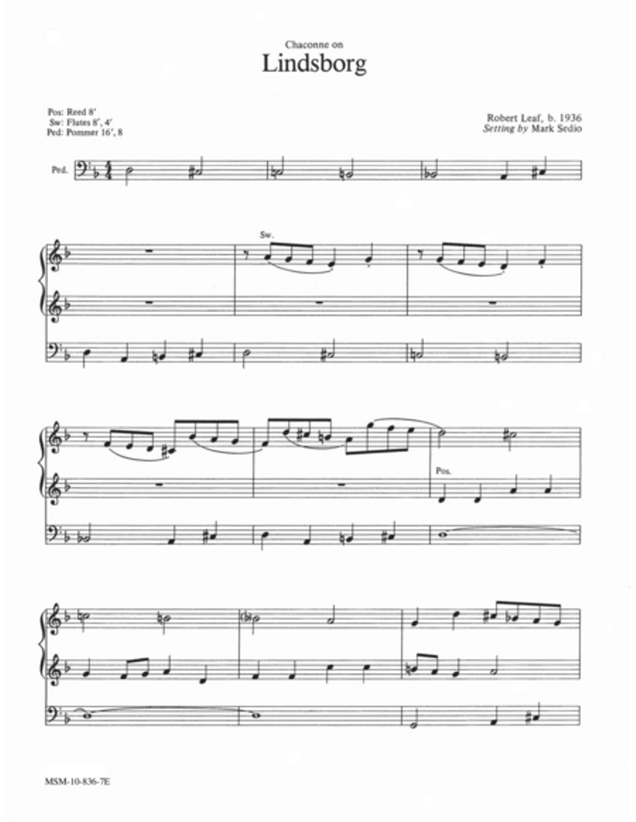 Lindsborg Organ scores gallery preview page 1