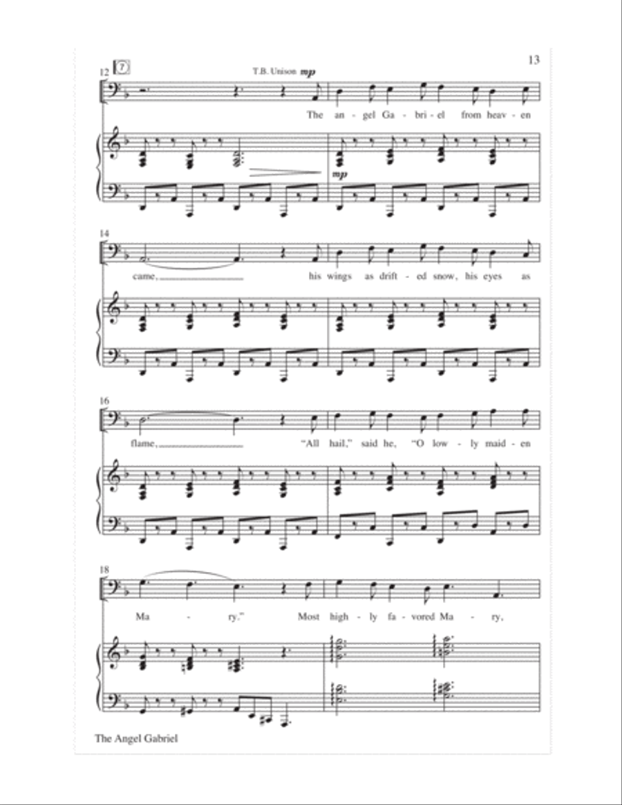 Sing with the Angels!- Score 4-Part scores gallery preview page 16