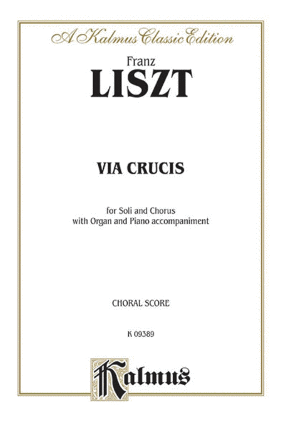 Via Crucis (The 14 Stations of the Cross) 4-Part scores gallery preview page 1