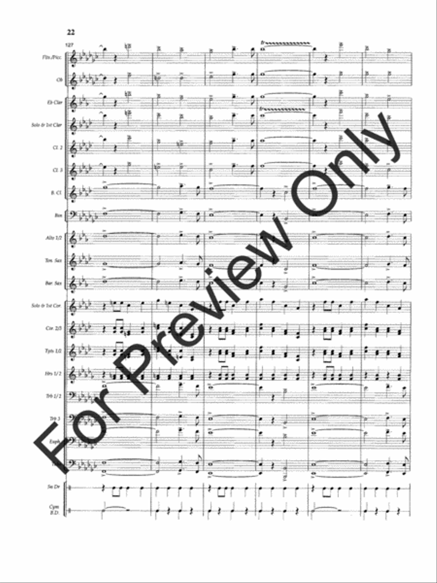 Slavic Farewell Slavic Farewell Concert Band scores gallery preview page 25