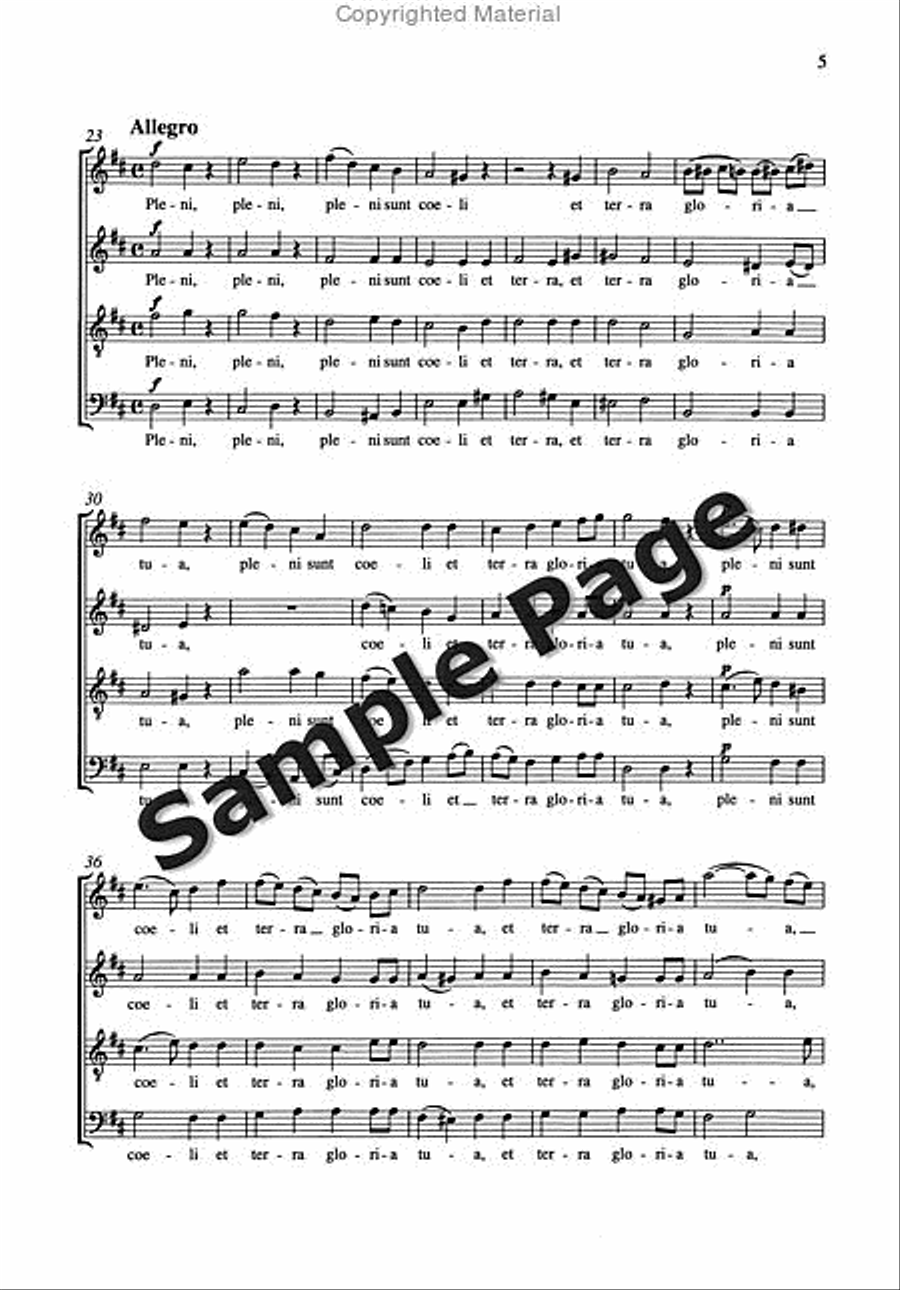Saetze 4 Einer 'messe' Satb 4-Part scores gallery preview page 6