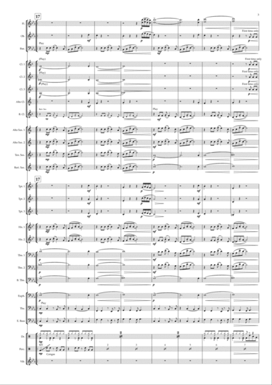 Running Concert Band scores gallery preview page 3