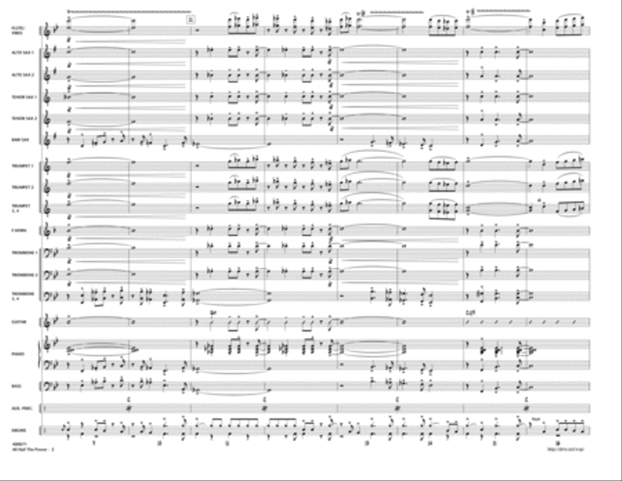 All Hail The Power All Hail The Power Jazz Ensemble scores gallery preview page 2