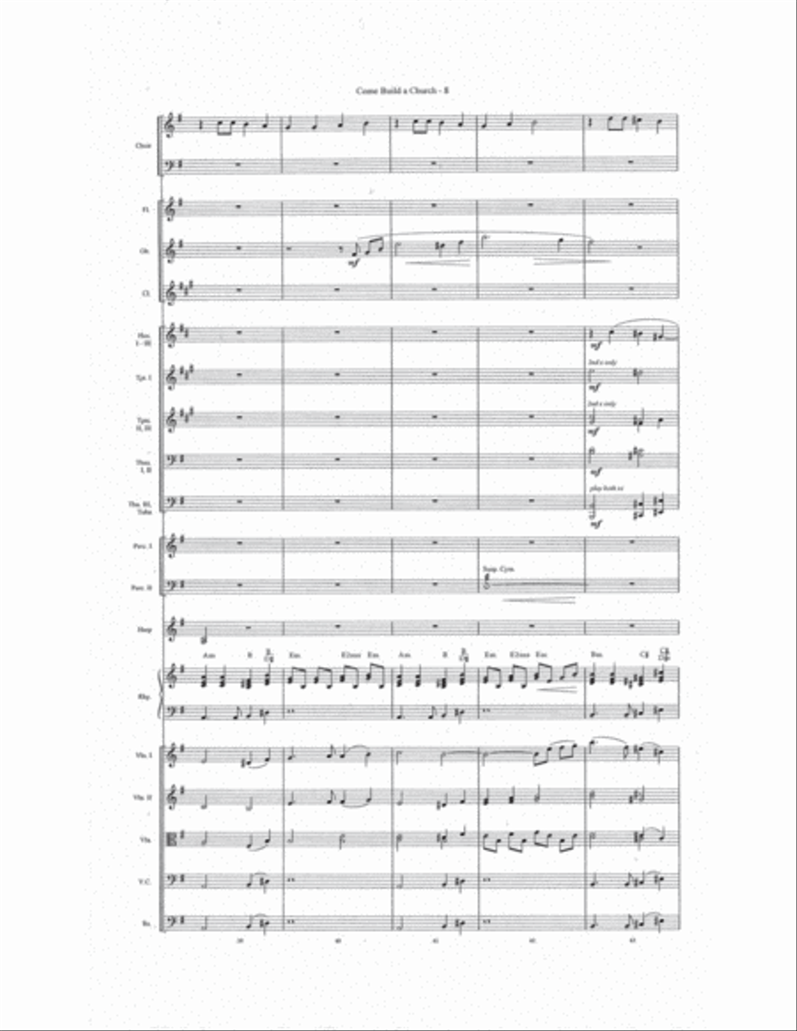 Come Build a Church Choir scores gallery preview page 9