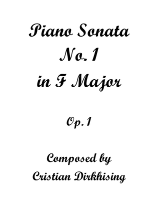 Piano Sonata 1 in F Major