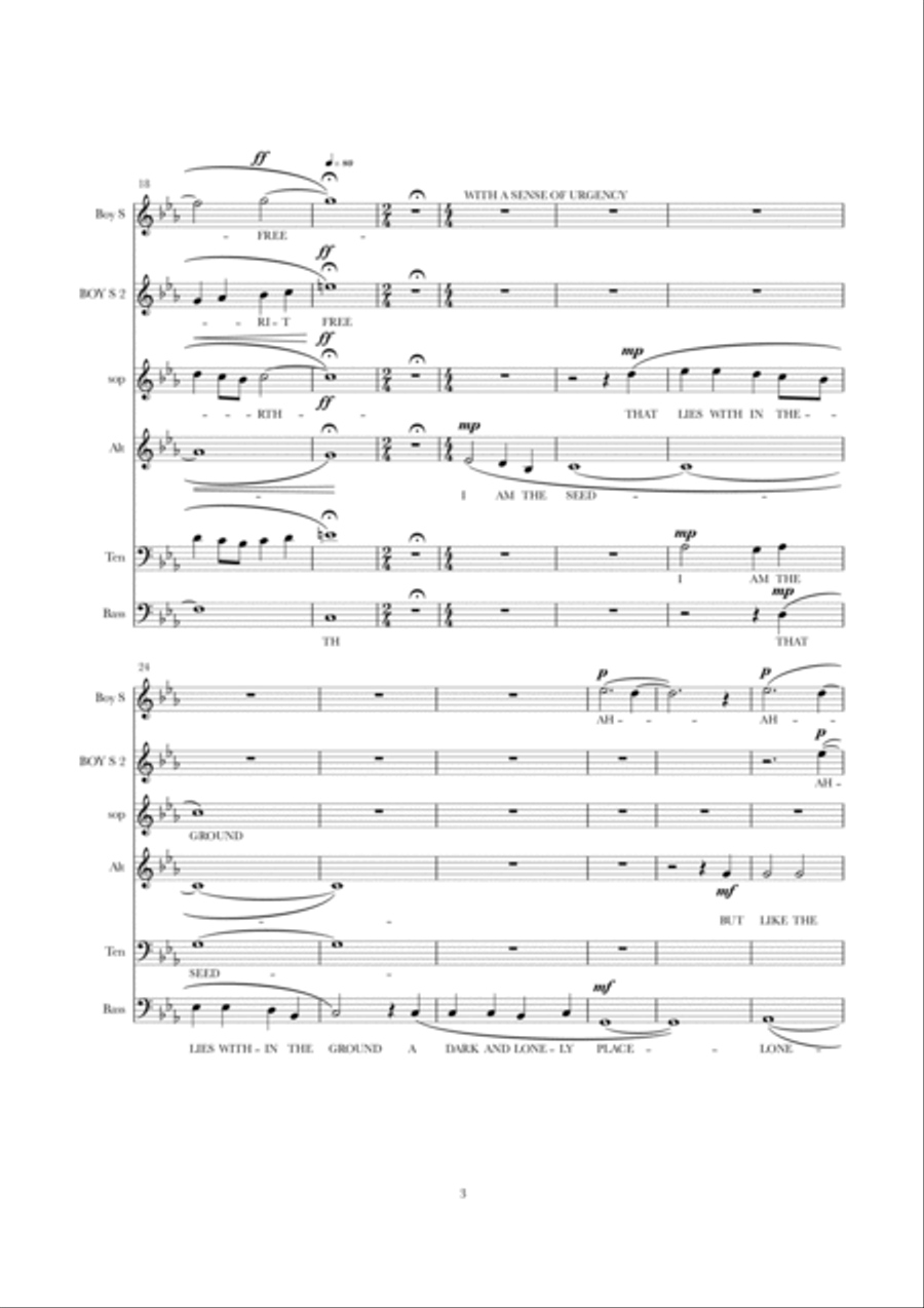 The Sunflower 4-Part scores gallery preview page 4