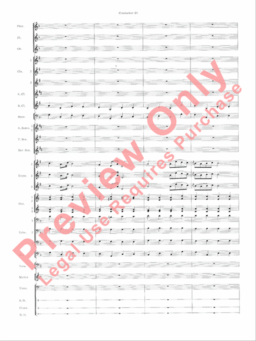 Carmen Suite Carmen Suite Concert Band scores gallery preview page 30