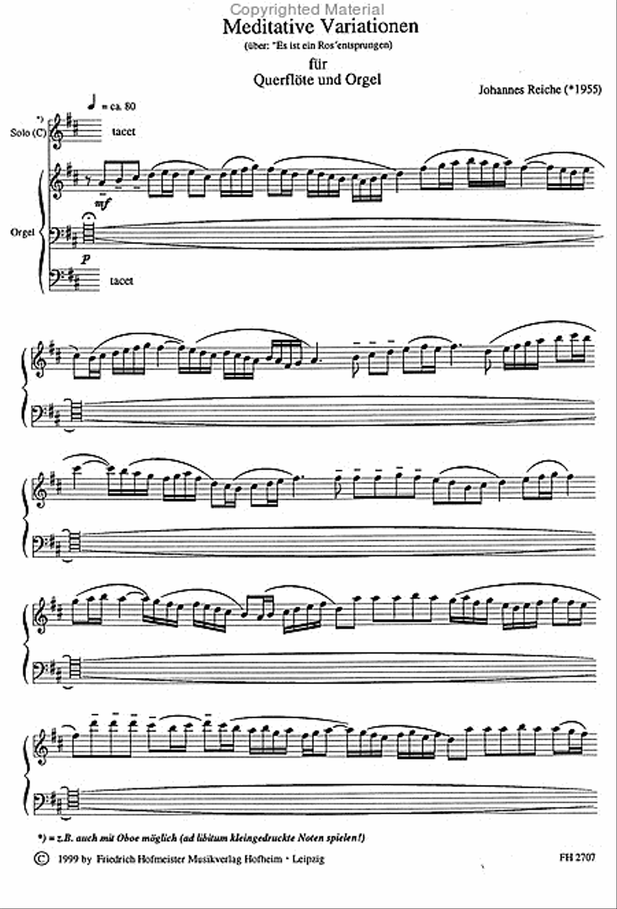 Meditative Variationen über 
