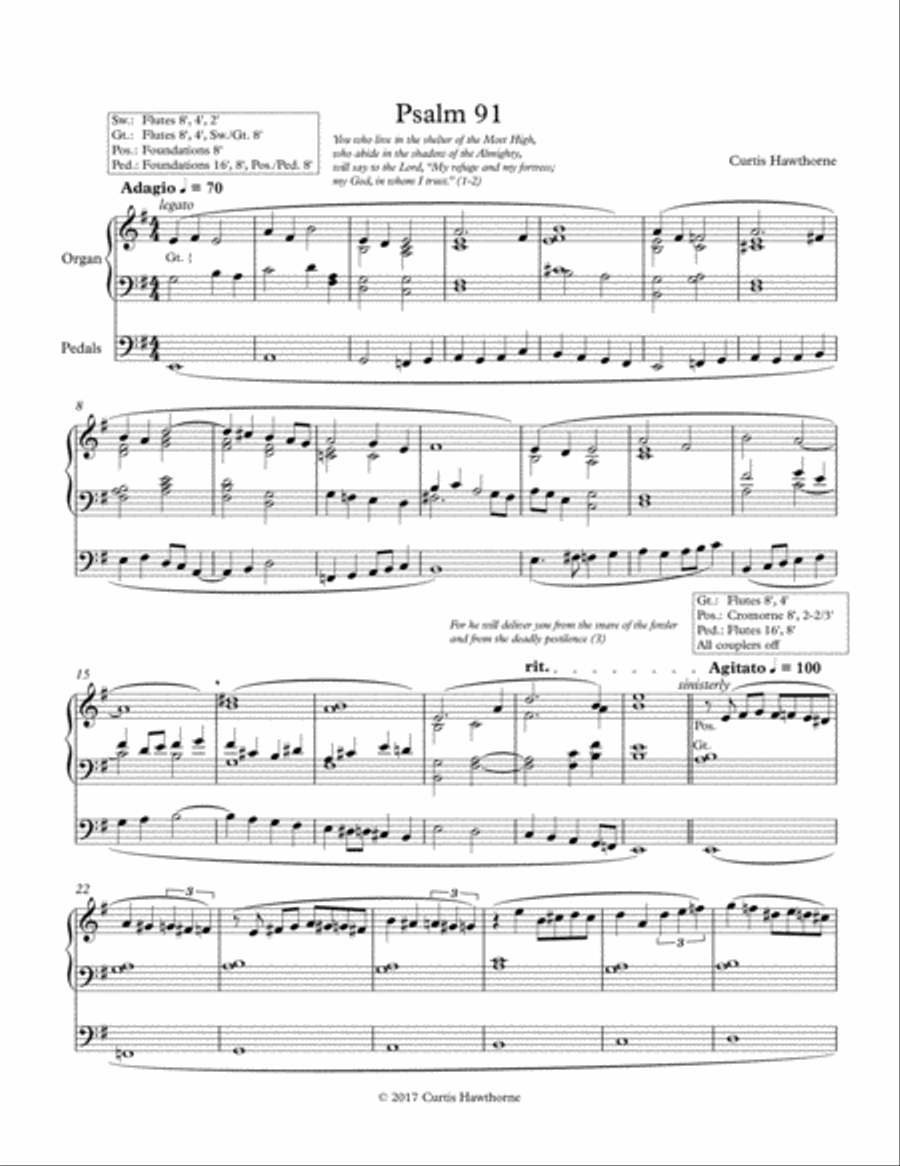 Psalm 91 (Organ) image number null