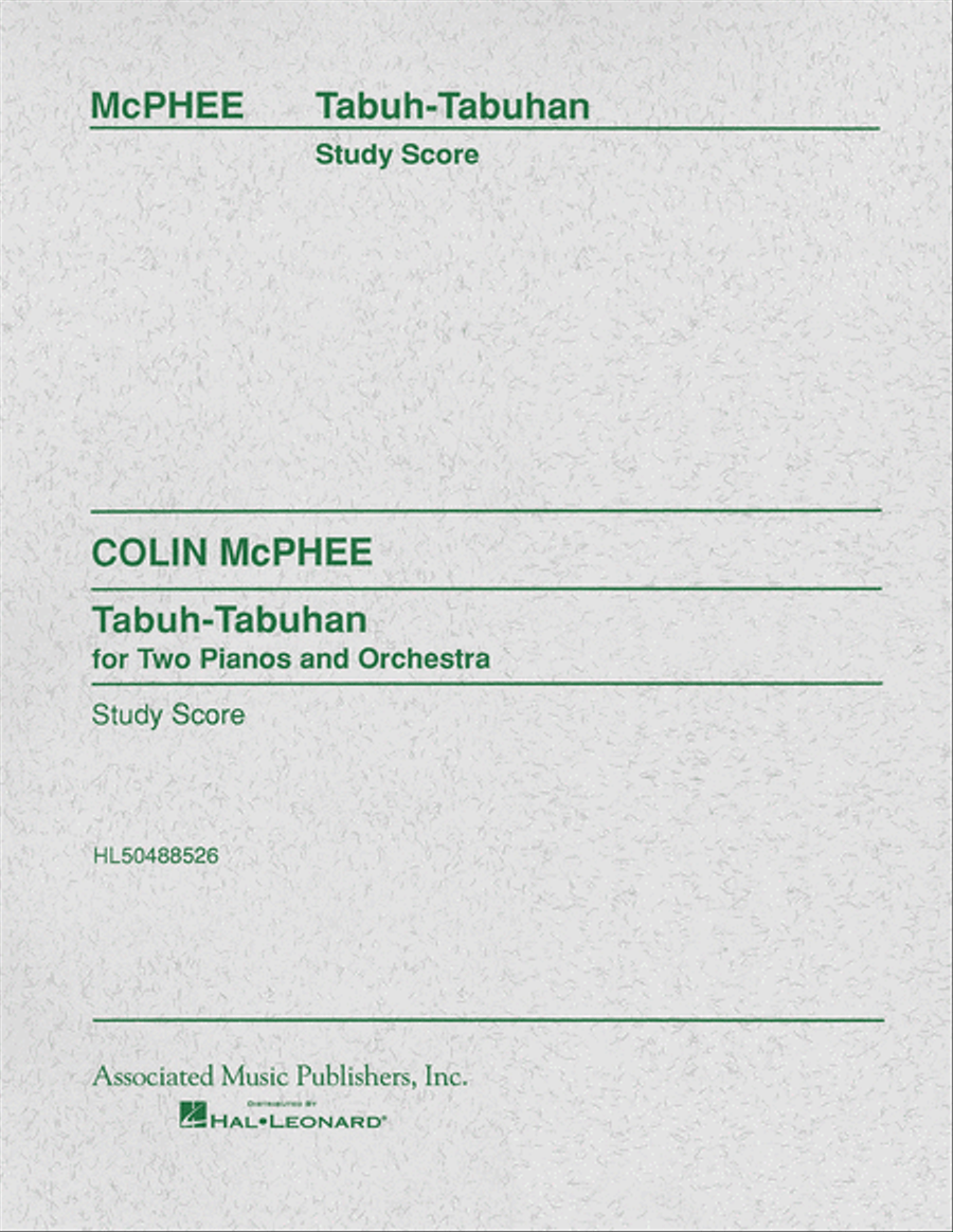 Tabuh-Tabuhan Tabuh-Tabuhan Orchestra scores gallery preview page 1