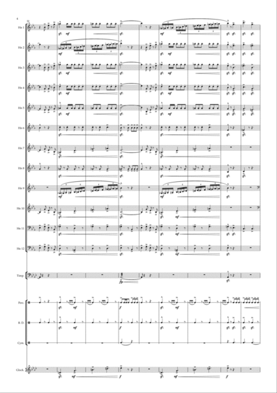 March From The Great Waldo Pepper Horn scores gallery preview page 4